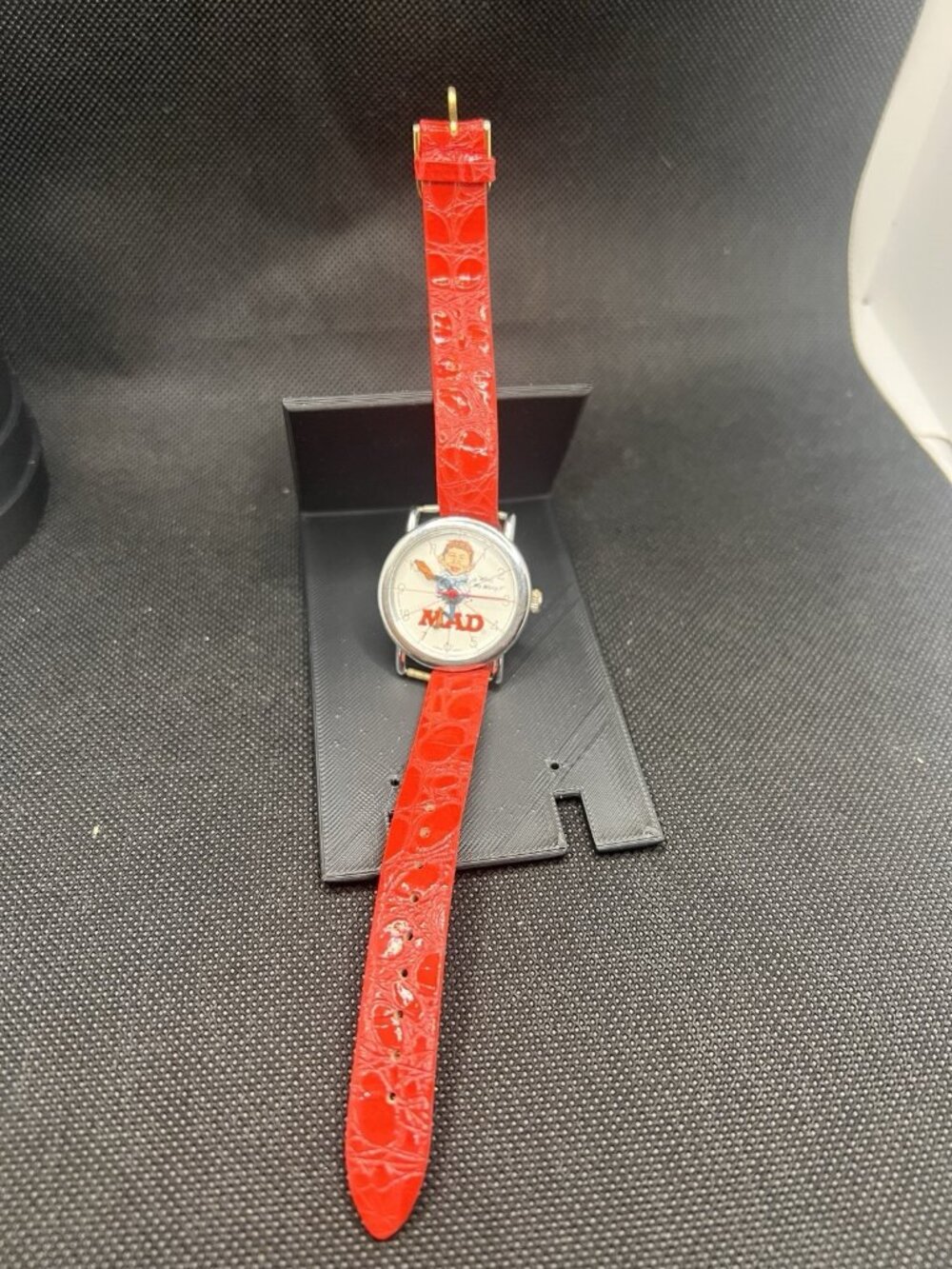 Vintage 1987 MAD Magazine Alfred E Neuman 35th Anniversary Watch Hong Kong Works